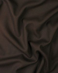 Pure Wool Crepe Fabric - Chocolate Brown
