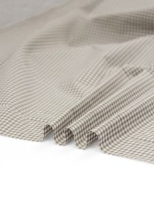 Yarn Dyed Cotton Fabric - 3mm Gingham Barley