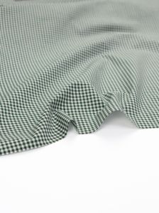 Yarn Dyed Cotton Fabric - 3mm Gingham Evergreen