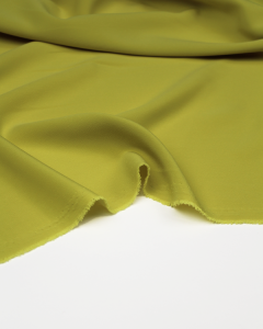 Luxury Crepe Fabric - Lemongrass