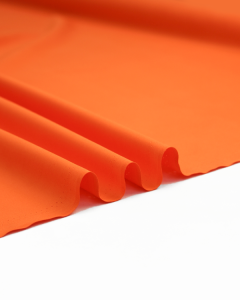 Plain Cotton Poplin Fabric - Orange