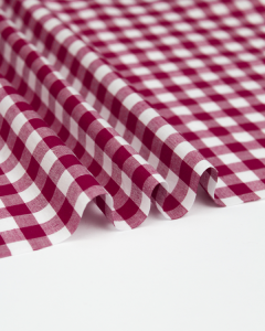 Yarn Dyed Cotton Fabric - 9mm Gingham Jam