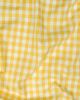 Yarn Dyed Cotton Fabric - 1cm Gingham Yellow
