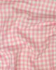 Yarn Dyed Cotton Fabric - 1cm Gingham Baby Pink