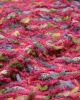Wool Blend Boucle Jersey Fabric - Pink Multi Stripe