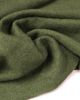 Boiled Wool Blend Jersey Fabric - Olive Green