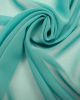 Luxury Polyester Georgette Fabric - Aqua