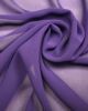 Luxury Polyester Georgette Fabric - Grape