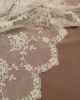 Lace Tulle Fabric - Dainty Floral Cream