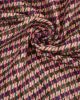 Wool Blend Tweed Fabric - Pink & Purple Check