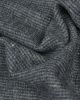 Wool Check Fabric - Blue & Grey