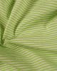 Cotton Blend Jersey Fabric - Fine Stripe Lime