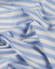Cotton Blend Jersey Fabric - Blue Stripe