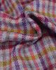 Pure Wool Donegal Tweed Fabric - Multi Check