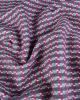 Wool Blend Check Fabric - Pink & Grey