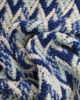 Knit Coating Fabric - Chevron Blue
