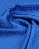 Silk Satin Jacquard Fabric - Cobalt Cheetah