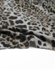Brushed Jersey Fabric - Snow Leopard