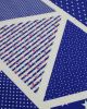 Printed Bunting Fabric Panel - Blue Mix