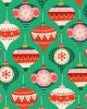 Christmas Patchwork Fabric - Oh What Fun! - Baubles