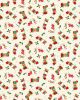 Christmas Patchwork Cotton Fabric - Merry Christmas - Stocking Scatter Cream