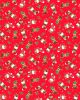 Christmas Patchwork Cotton Fabric - Merry Christmas - Stocking Scatter Red