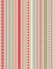 Christmas Patchwork Fabric - Gingerbread Season - Festive Stripes Butterscotch