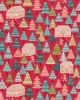 Christmas Patchwork Fabric - Gingerbread Season - Gingerbread Forest Red