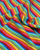 Cotton Jersey Fabric - Rainbow Stripe
