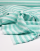 Double Gauze Fabric - Mint Stripe
