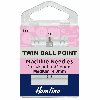 Hemline Sewing Machine Needles - Twin Ball Point 80/12 - 4mm