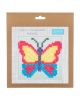 Learn to Cross Stitch Kit - Butterfly