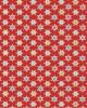 Liberty Lasenby Cotton Fabric - A Woodland Christmas - Forest Star Red