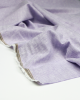 Linen & Cotton Blend Fabric - Pinstripe Lilac