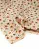 Cotton Double Gauze Fabric - Summer Starfish - Sand