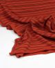 Organic Cotton Sweatshirt Fleece - Terra Stripe