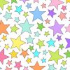 Patchwork Cotton Fabric - Believe - Dancing Stars White