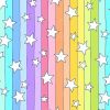 Patchwork Cotton Fabric - Believe - Shooting Stars Rainbow