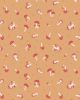 Patchwork Cotton Fabric - Evergreen - Mushrooms - Honey