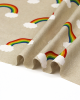 Printed Cotton Canvas Fabric - Rainbows