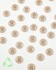 Recycled Button - 11mm - Latte