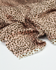 Viscose Challis Fabric - Cheetah Spot Pink