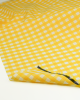 Yarn Dyed Cotton Fabric - 1cm Gingham Yellow