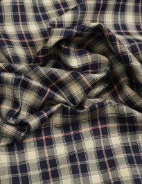 Cotton Fabric | Blue Tartan | Truro Fabrics