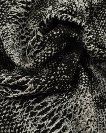 REMNANT Wool Blend Snake Print - 125cm x 150cm