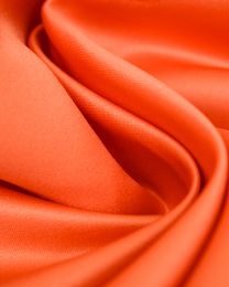 Polyester Duchesse Satin Fabric - Coral