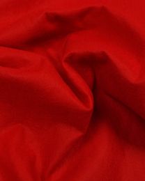 Wool & Viscose Felt Fabric - Red