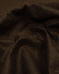 Wool & Viscose Felt Fabric - Dark Brown