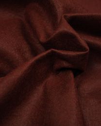 Wool & Viscose Felt Fabric - Chestnut