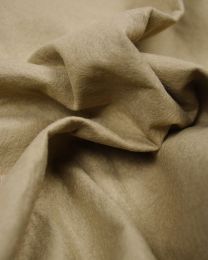 Wool & Viscose Felt Fabric - Fawn